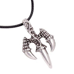 Mystic Man Dragon Silver Necklace