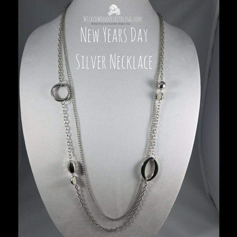 New Years Day Silver Necklace