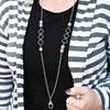 Nine to Fiver Brown Lanyard Necklace