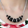 On Mountain Time Black Necklace