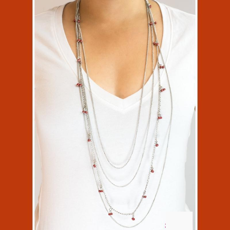 On Route 66 Red Necklace