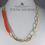 On the Prowl Orange, Necklace