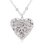 Open Your Heart Silver Locket Necklace