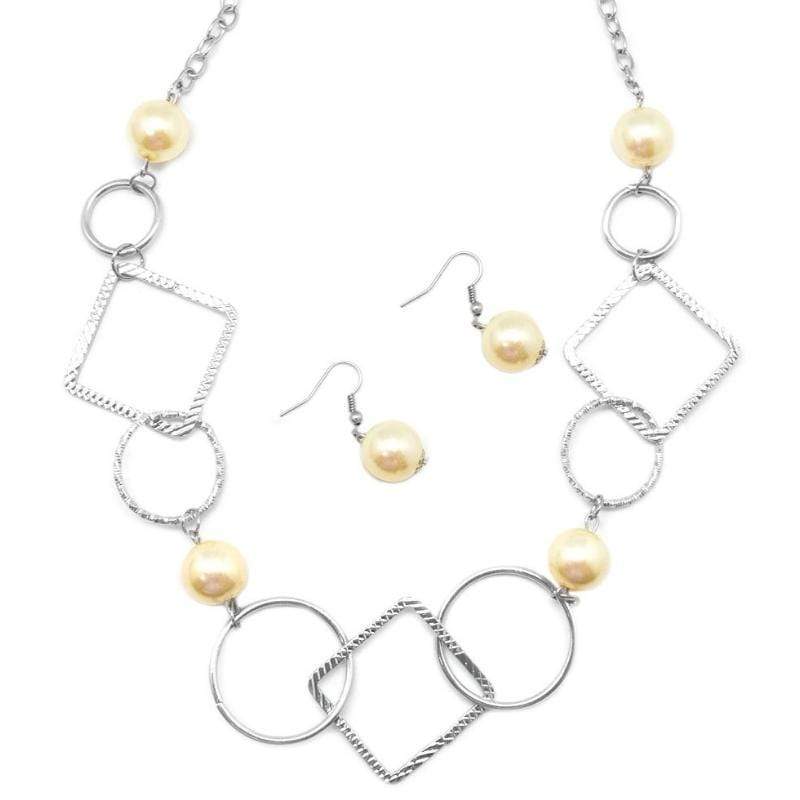 Opulent Outlines Yellow Necklace