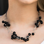 Pearl Armada Black Necklace