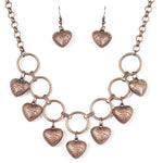 Radiant Romance Copper Necklace