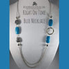 Right On Time Blue Necklace
