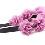 Rose Petal Soft Mauve Purple Choker Necklace