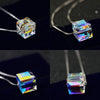 Wicked Wonders VIP Bling Necklace Rubicon Rainbow Aurora Sugar Cube Necklace Affordable Bling_Bling Fashion Paparazzi