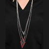 Run Like the Wind Red Necklace