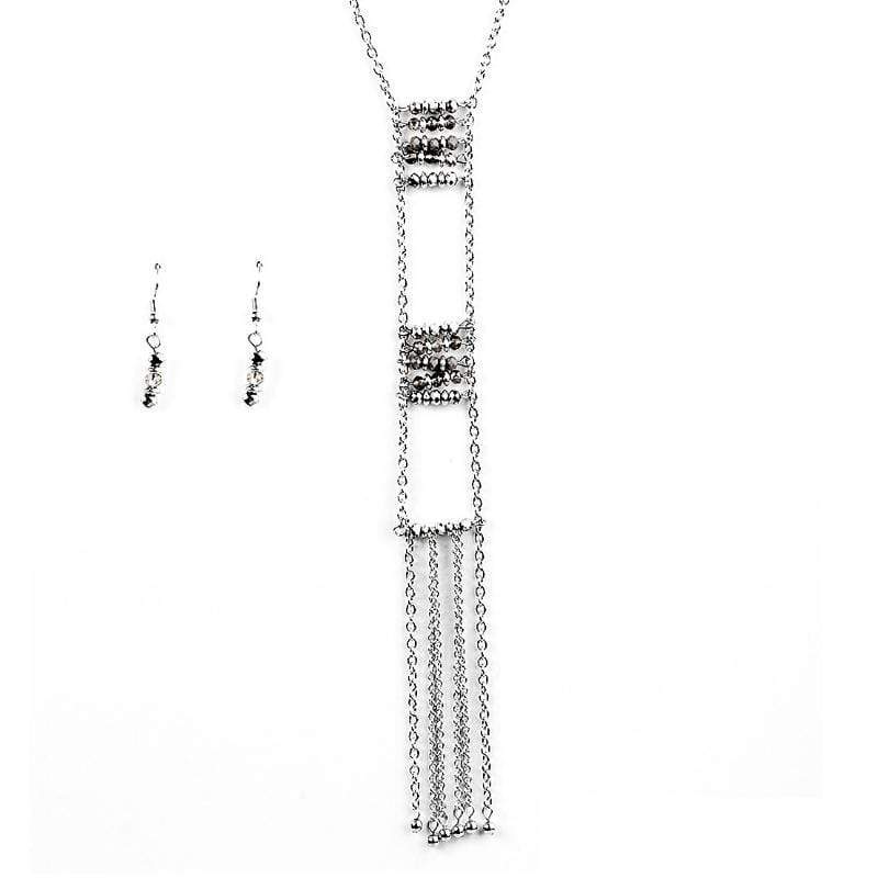 Shoots and Social Ladders Silver Necklace