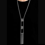 Shoots and Social Ladders Silver Necklace