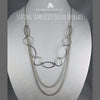 Stating Simplicity Silver Necklace