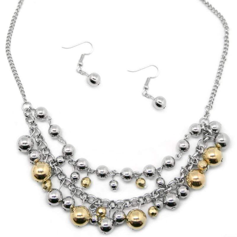 Surprise! Silver and Gold Necklace