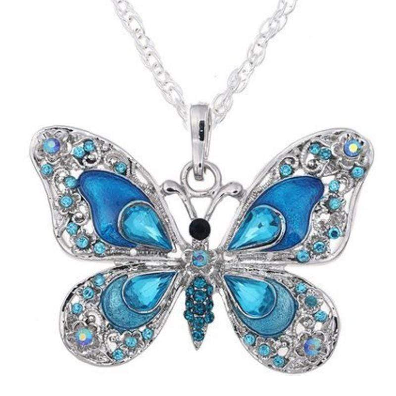The Butterfly Effect Blue Necklace
