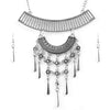 The Grand Geisha Silver Statement Necklace