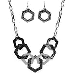 The HEX Factor Gunmetal Black Necklace