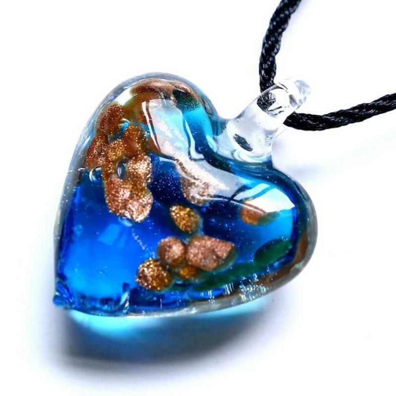 The Light Between Oceans Blue Glass Necklace