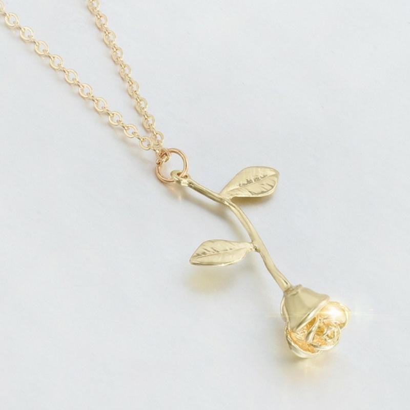 The Rose Dainty Necklace - 3 Colors Available