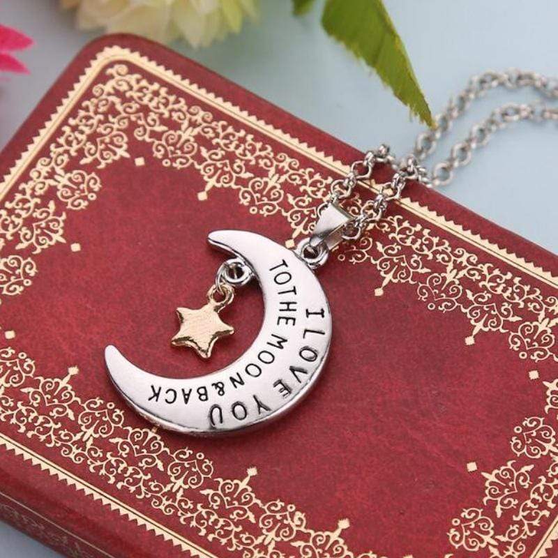 To the Moon Silver Necklace