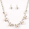 Toast to Perfection Gold and White Necklace