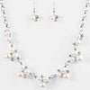 Toast to Perfection White  and Silver Necklace