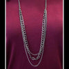 Top of the Chain Gunmetal Black Necklace