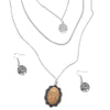 We Have Chemis-TREE Brown Stone Necklace