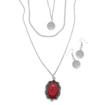 We Have Chemis TREE Red Stone Necklace