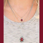 Western Fairytale Red Stone Necklace