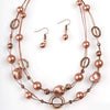 When I Think Of You Copper Necklace