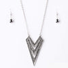 When Lightning Strikes Silver Necklace