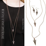With Style to Spear Copper Necklace