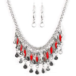 Wonderfully Wild Red Necklace