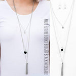 Your Future Looks Bright Black Necklace