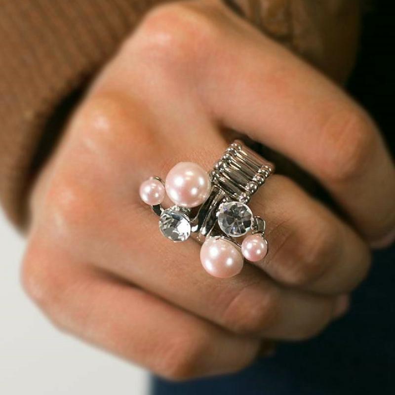 A Born Romantic Pink Pearl Ring