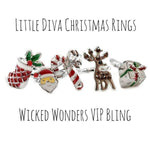 Little Diva Christmas Rings