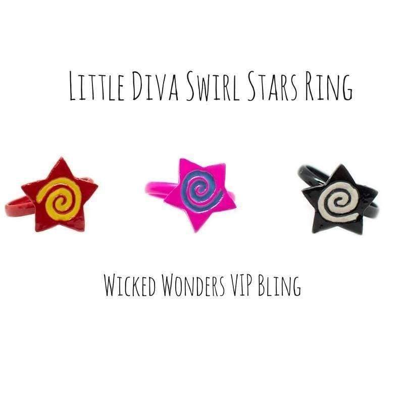 Little Diva Swirl Star Ring