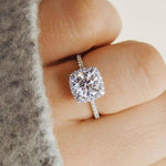 Princess in Waiting White Cubic Zircon Silver Ring