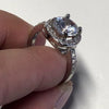 Princess in Waiting White Cubic Zircon Silver Ring