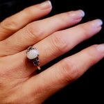 Soul Giver Silver and Opalesque Ring