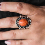 Sun Valley Orange Stone Ring