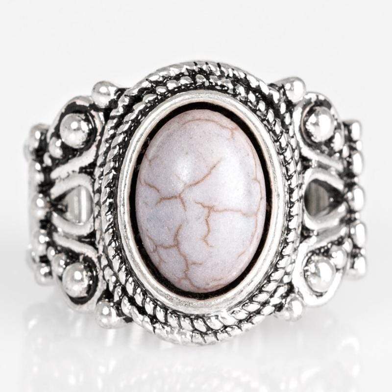 Coyote Canyon Silver Stone Ring